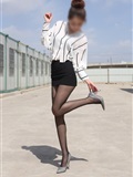 Nicole silk foot photo NO.003 factory -3 black silk tights